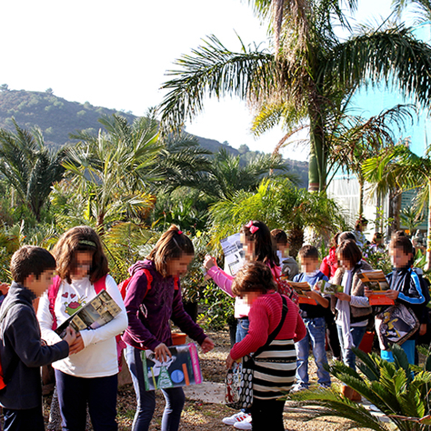 Visita col.legi Luis Vives (Sueca) - botanic cullera 2